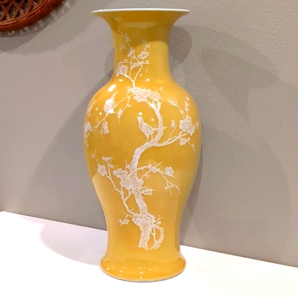 Vintage Porcelain Hand Painted Jingdezhen Zhi C. 1950s - 70s 18" Collector Piece - Picture 1 of 16